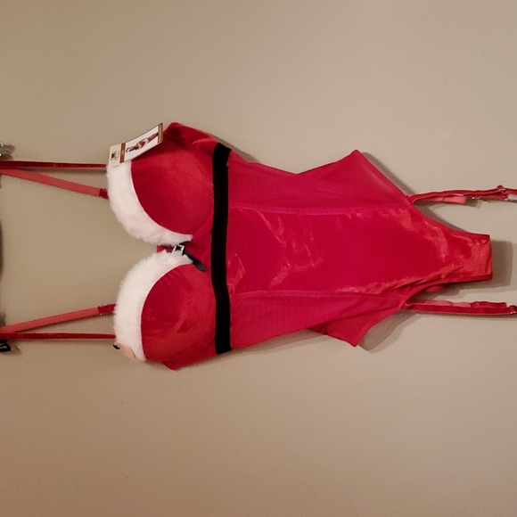 Ms Santa red velvet bodysuit - Picture 2 of 9